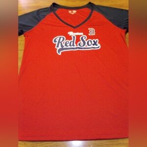 Boston Red Sox Campus Lifestyle Genuine Merchandise Women's V-Neck XL T-Shirt